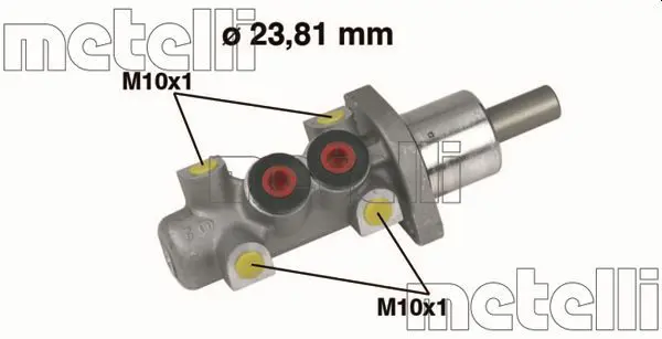METELLI 050247 Главный тормозной цилиндр