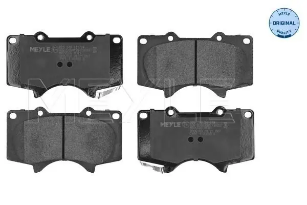 Meyle 0252402417W Колодки тормозные дисковые