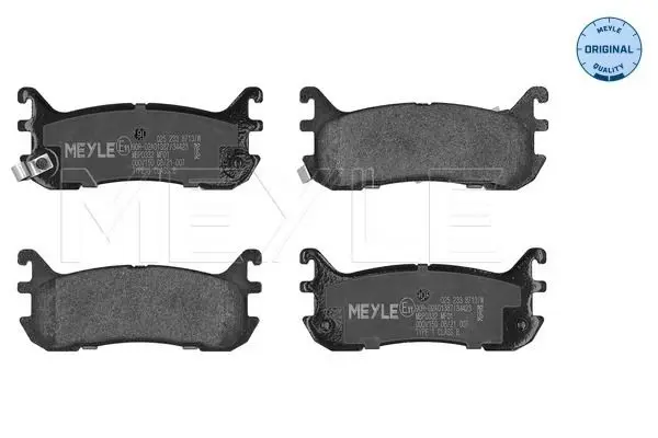 MEYLE 0252338713W Комплект тормозных колодок