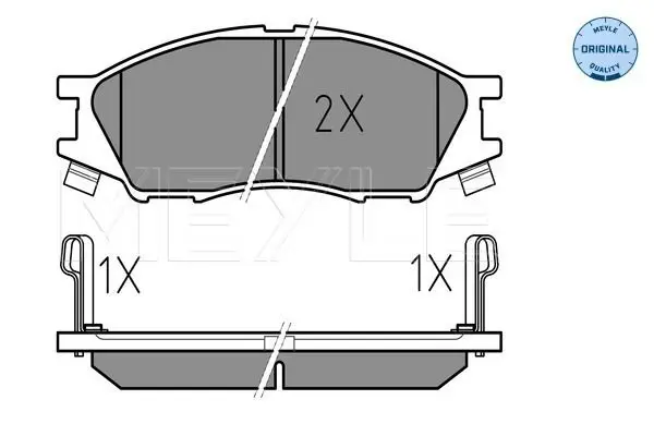 Meyle 0252464815W Комплект тормозных колодок