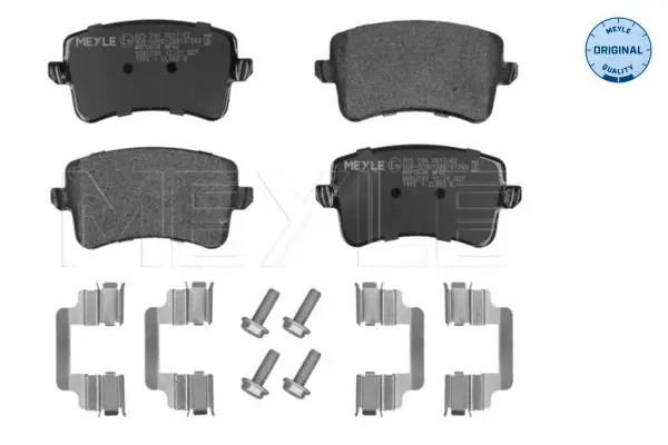 Meyle 0252460617K2 Колодки тормозные (дисковые)