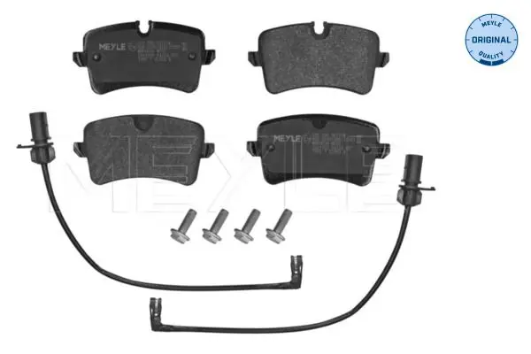 Meyle 0252460617W Колодки AUDI A4 (8K2, 8K5,