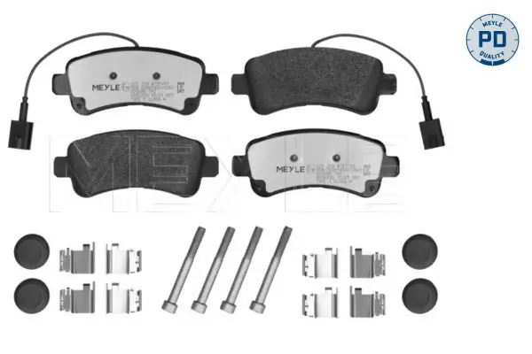 MEYLE 0252598721PD Колодки тормозные дисковые