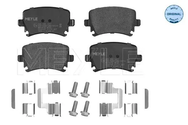 Meyle 0252391417 Колодки задние AD A3 A6 VW G4