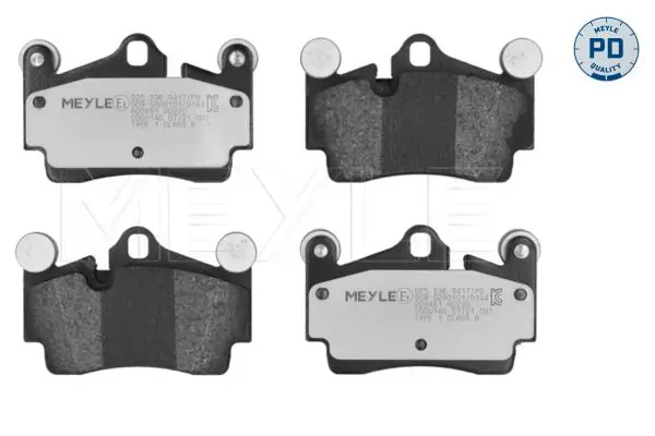 MEYLE 0252369417PD Колодки тормозные
