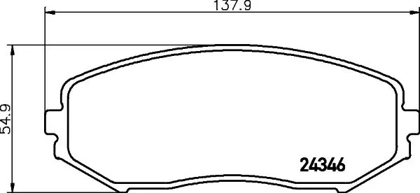MDB2774 Колодки торм.пер. Suzuki Grand