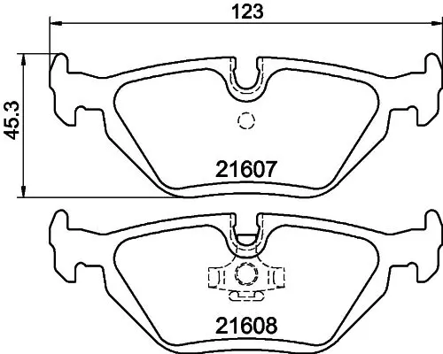 MDB1572 Колодки БМВ Е34,Е32,Е36,Е46