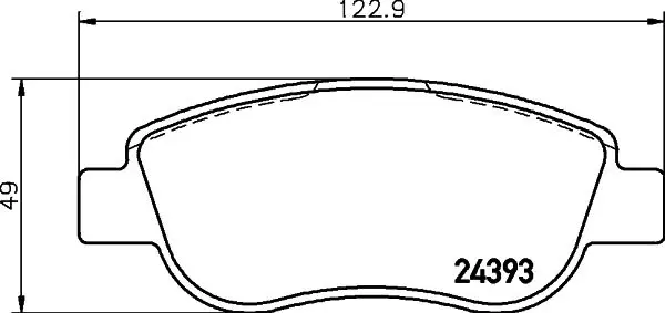 MDB2792 Колодки тормозные дисковые к т