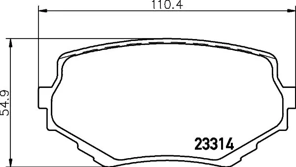 MDB1750 Колодки тормозные дисковые к т
