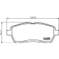 MDB2875 Колодки торм.пер. Ford Fiesta
