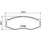 MDB1279 Колодки тормозные передние