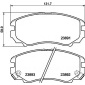 MDB2267 Колодки тормозные дисковые к-т