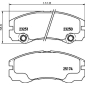 MDB1985 Колодки тормозные дисковые передн. FRONTERA (UES) FRONTERA B (6B_) FRONTERA Mk II (B)