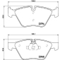 MDB2692 Колодки тормозные FR BMW