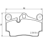 MDB2752 Колодки тормозные VW Touareg