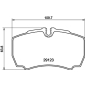 MDB2282 Колодки тормозные дисковые
