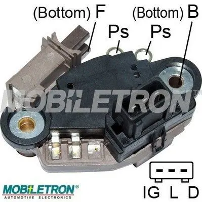 Mobiletron VRPR3617H Реле-регулятор генератора BMW: