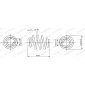 SN2867 пружина подвески 11.75x142x296