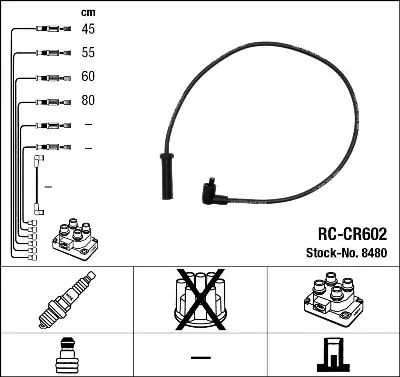 NGK 8480 Высоковольтные провода NGK