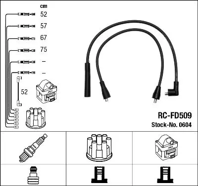 RCAD219 Комплект проводов в/в Audi 2,0