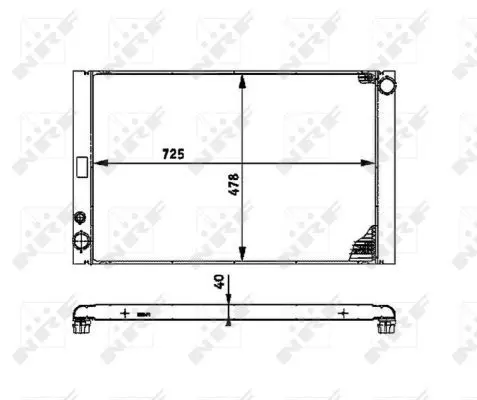 NRF 53716 Теплообменник