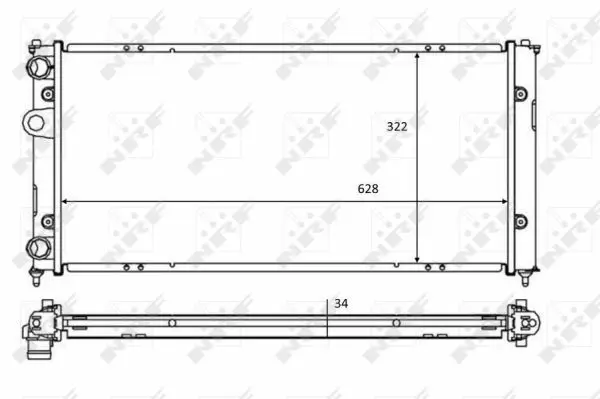 NRF 58386 Теплообменник