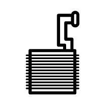  NRF Evaporator, air conditioning