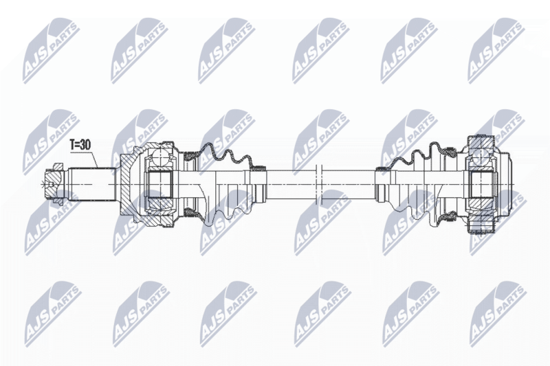 NPW-BM-071 Полуось