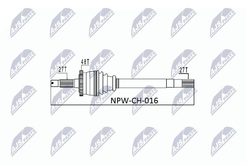 NPW-CH-016 Полуось приводная