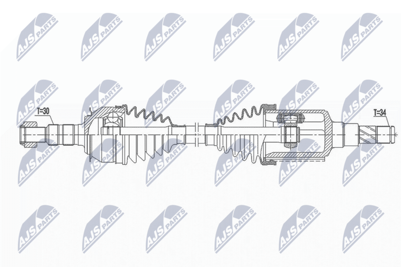 NPW-DW-037 Полуось: CHEVROLET ORLANDO