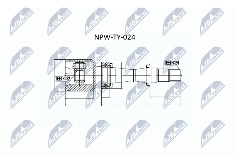 NPW-TY-024 ШРУС ВНУТР. TOYOTA AVENSIS