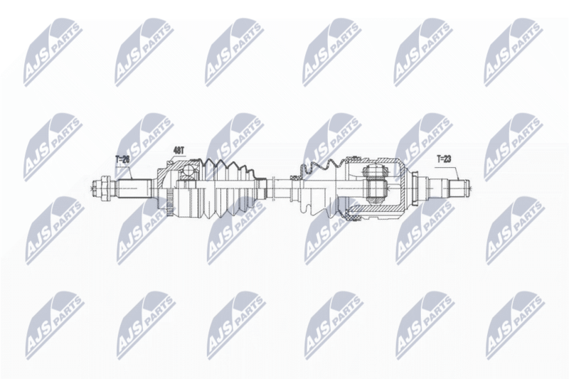 NPW-TY-058 Полуось Toyota Corolla