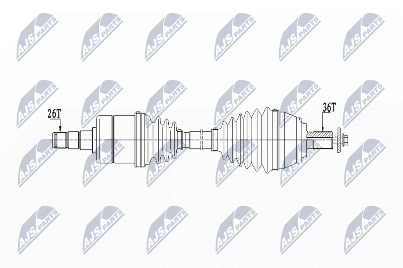 NTY NPWVV131 Вал приводной