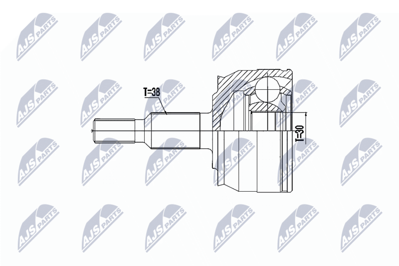 NTY NPZVW041 Шрус наружный VW T5/T6