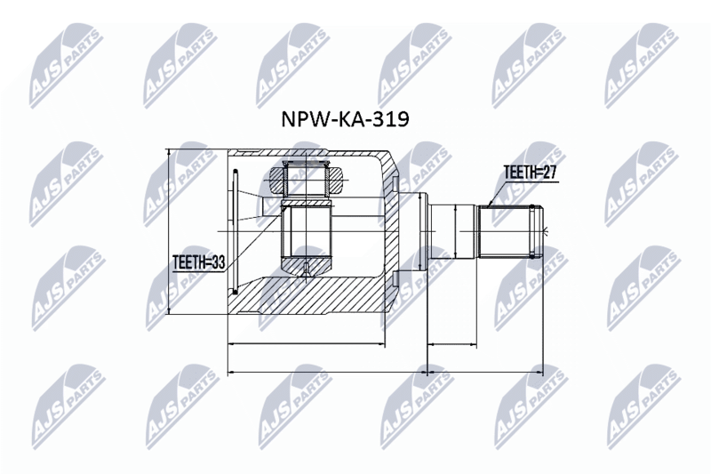 NTY NPWKA319 ШРУС