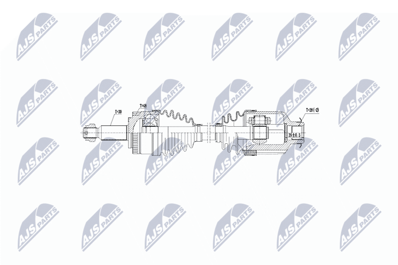 NPW-KA-342 Полуось приводная
