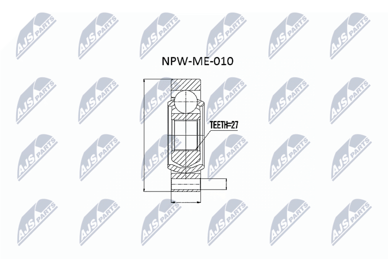 NPW-ME-010 ШРУС внутр. к кт MB W202/203