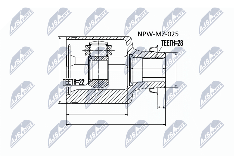 NPW-MZ-025 ШРУС