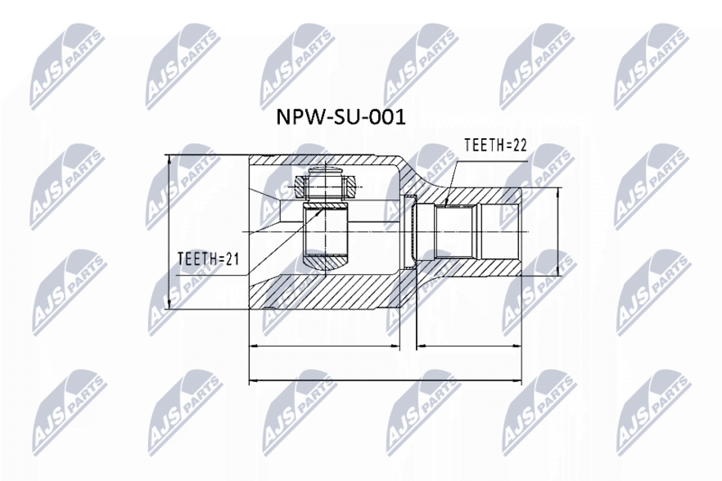 NPW-SU-001 ШРУС НАРУЖНЫЙ SUZUKI BALENO