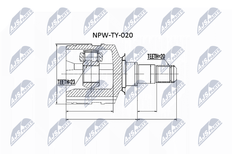 NPW-TY-020 ШРУС