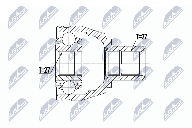 NTY NPWME082 ШРУС НАРУЖНЫЙ MERCEDES W176