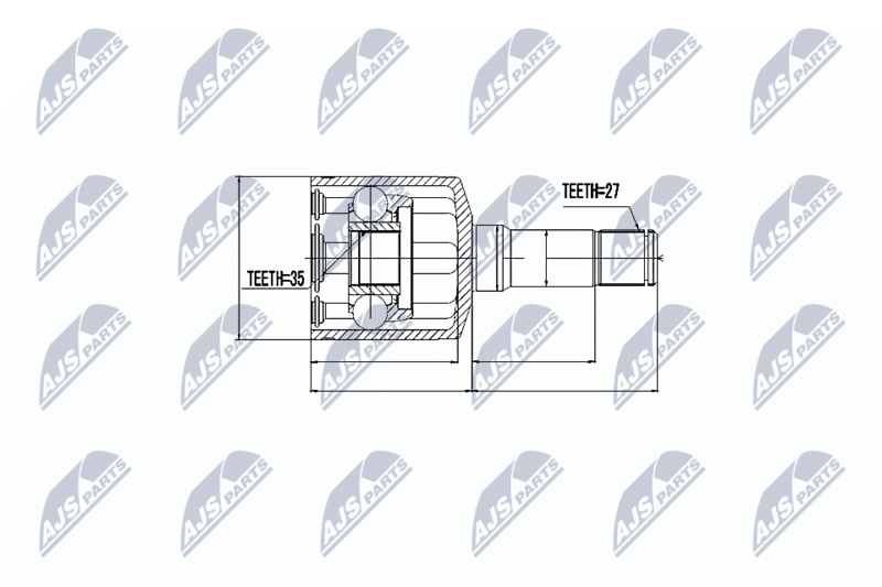 NPW-PL-011 ШРУС НАРУЖНЫЙ OPEL 2.2DTI