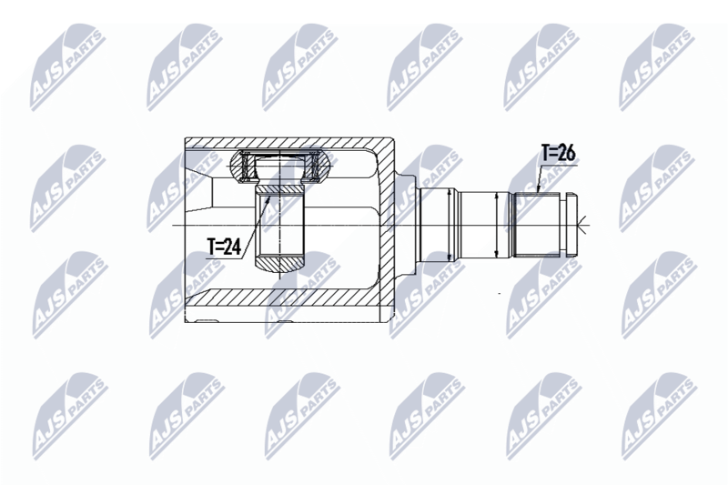 NPW-VV-090 ШРУС НАРУЖНЫЙ VOLVO S60/V60