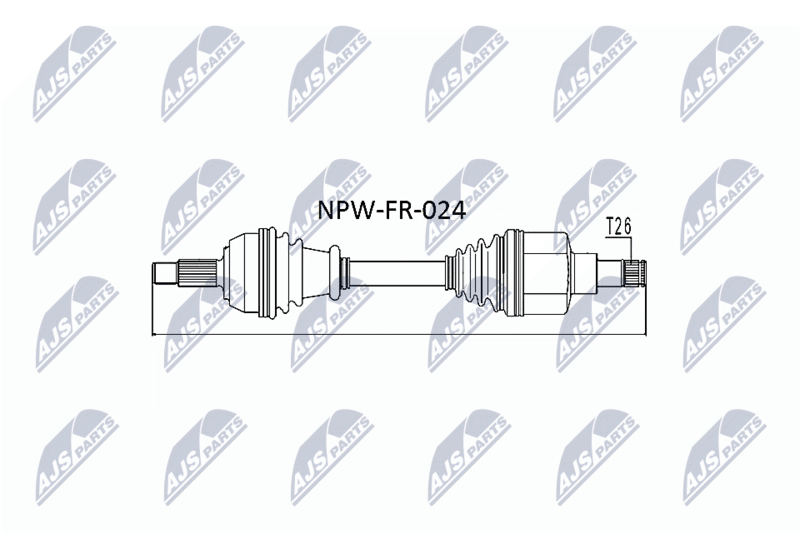 NPW-FR-024 Приводной вал