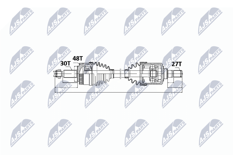 NTY NPWKA326 Полуось, kia sportage