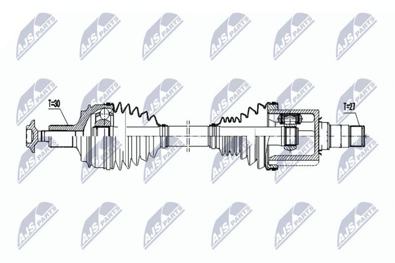 NPW-ME-063 ПОЛУОСЬ MERCEDES