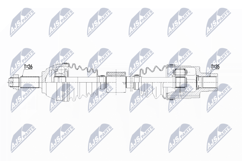 NPW-BM-123 Полуось приводная