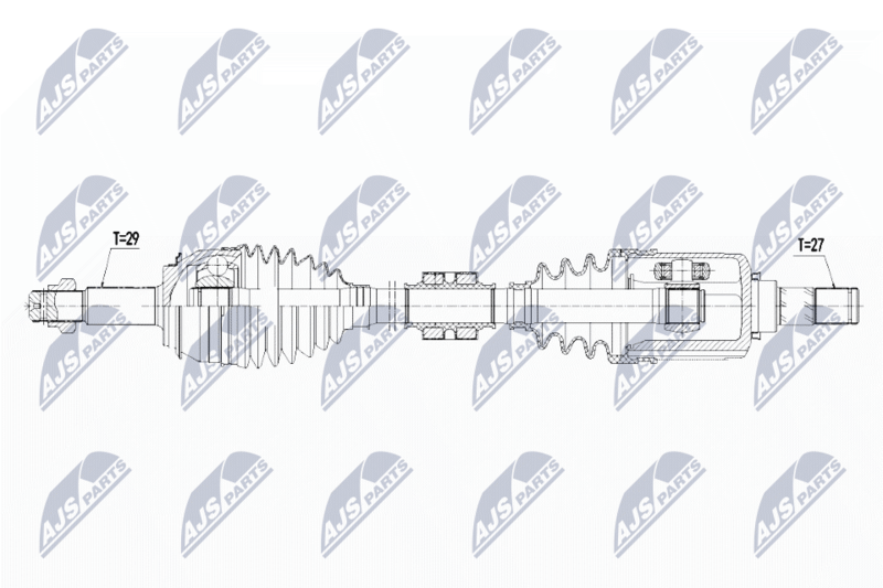 NPW-NS-078 Полуось Nissan X Trail T32