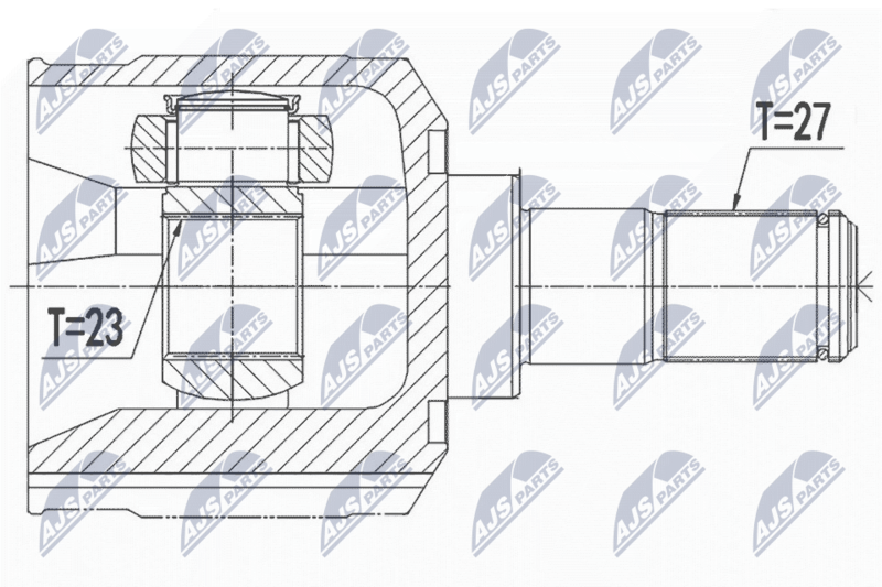 NPW-HY-531 Шрус: HYUNDAI SANTA FE 4WD