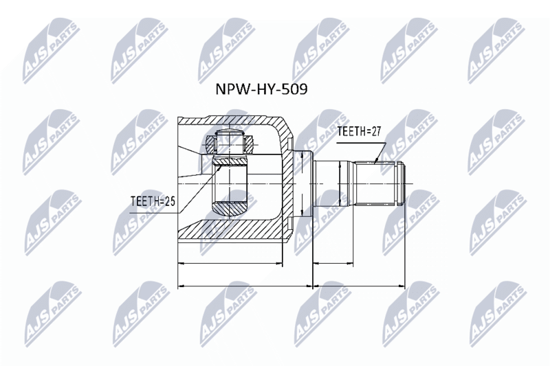 NTY NPWHY509 ШРУС